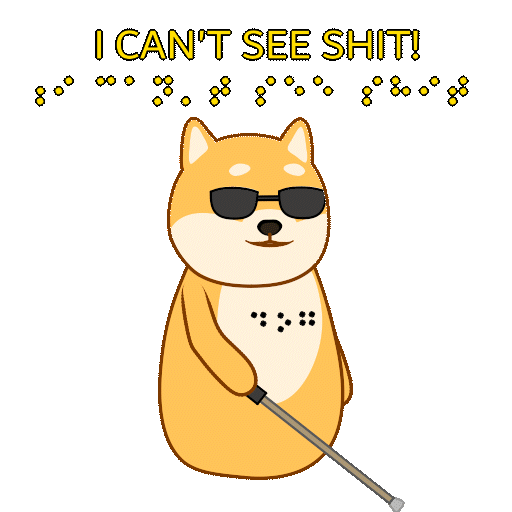 I can't see shit